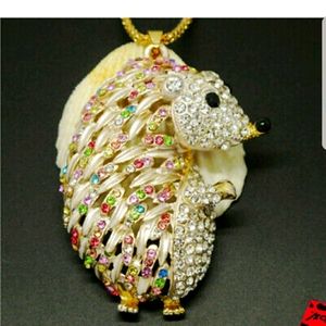 Betsey Johnson Hedgehog Necklace